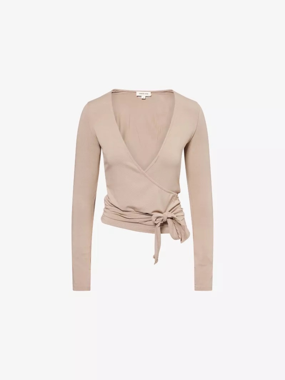 SISTERLY TRIBE
Soft Ballet Wrap Modal-Jersey Top